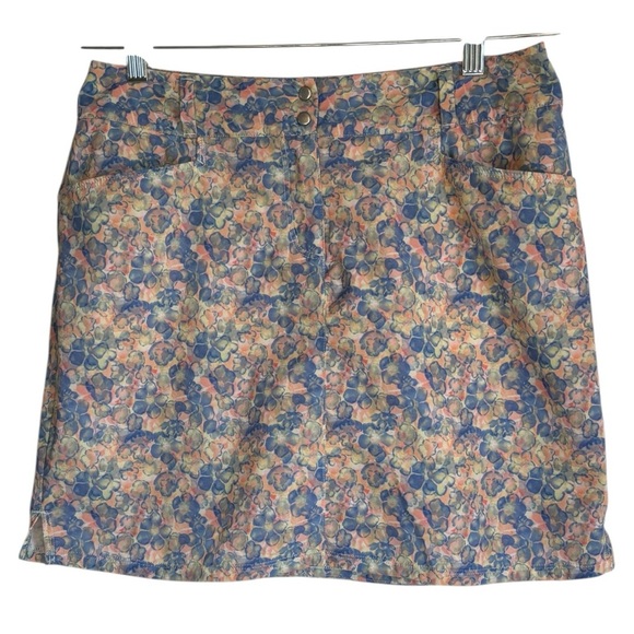 ADIDAS GOLF Pastel Floral Tour Stretch
Women's Mini Skort Skirt Size 8 - Picture 3 of 14